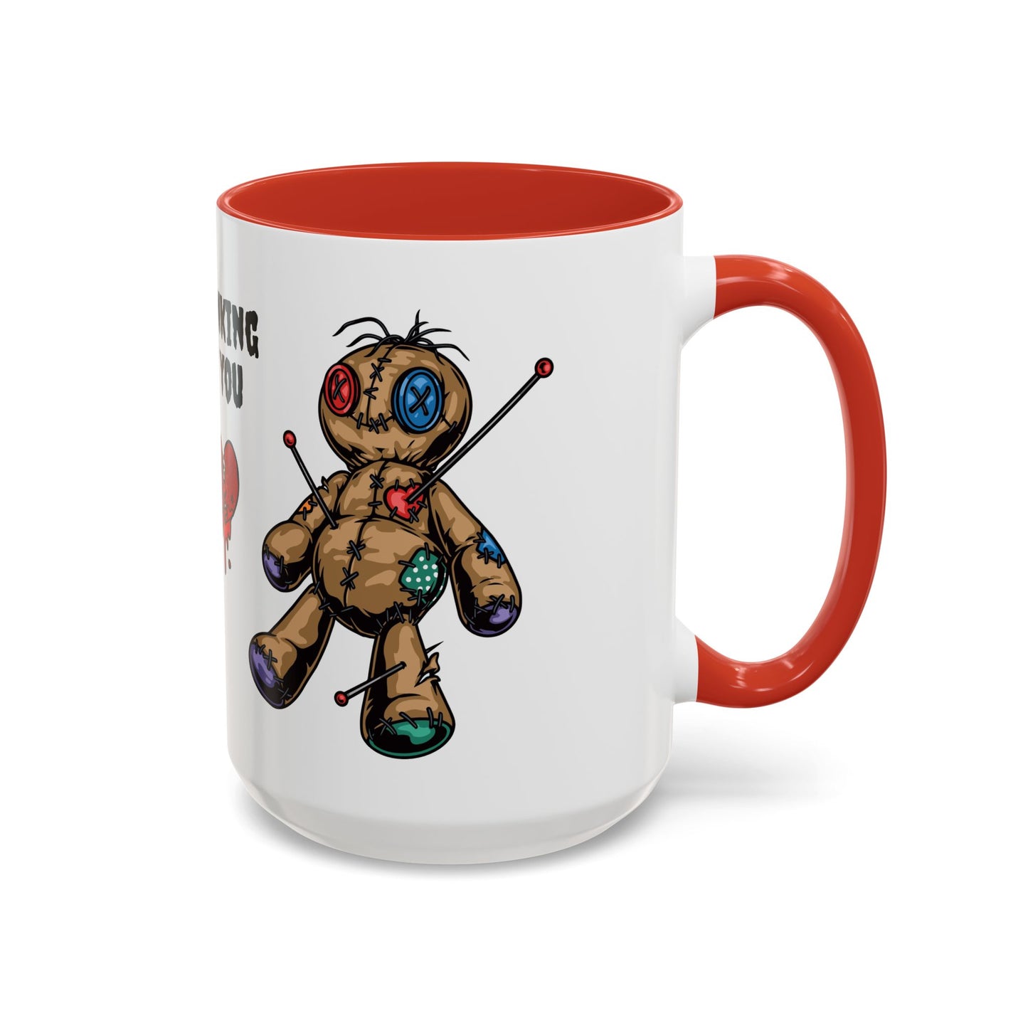 Voodoo Doll Coffee Mug - 'Thinking of You'