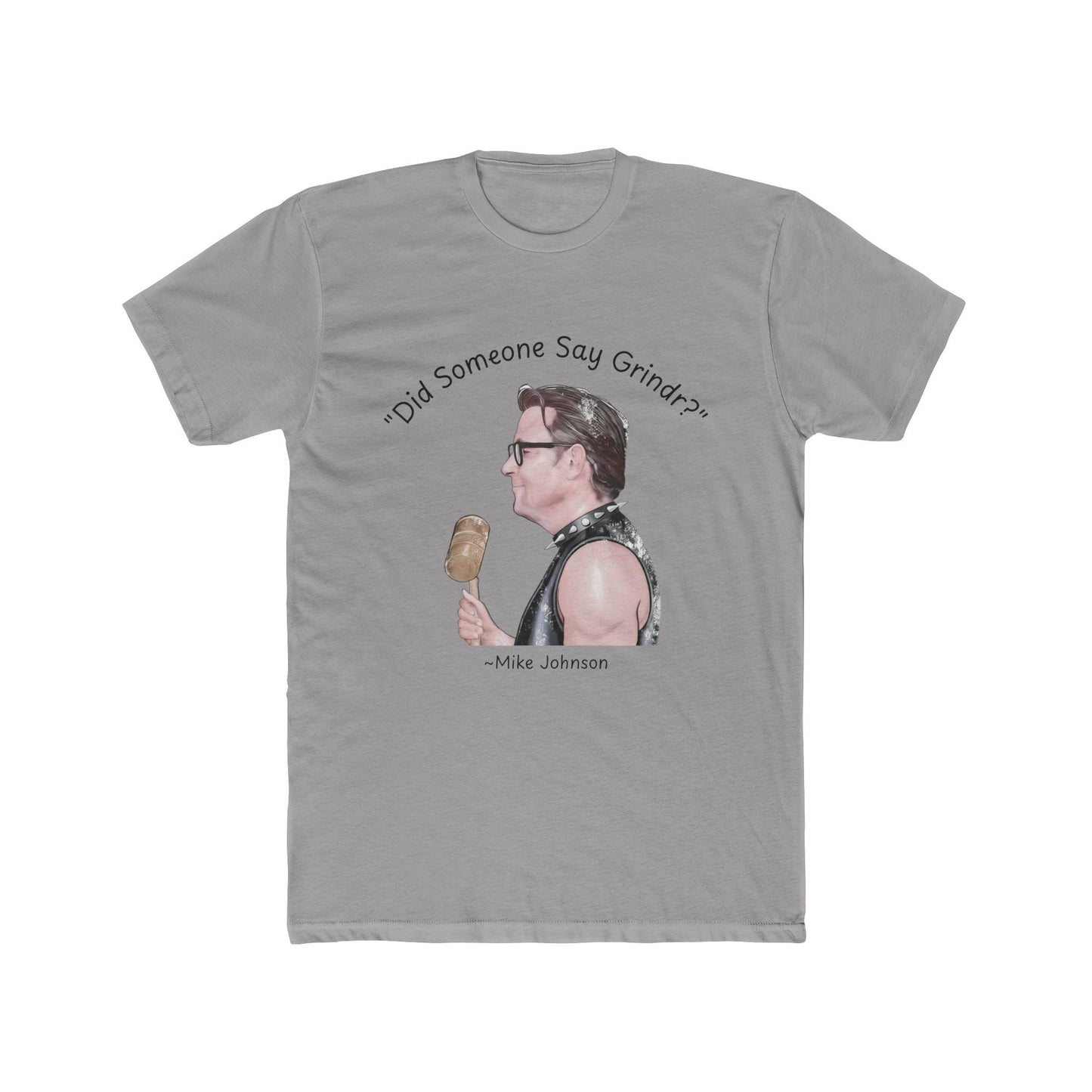 Mike Johnson Grinding - Unisex Cotton Crew Tee