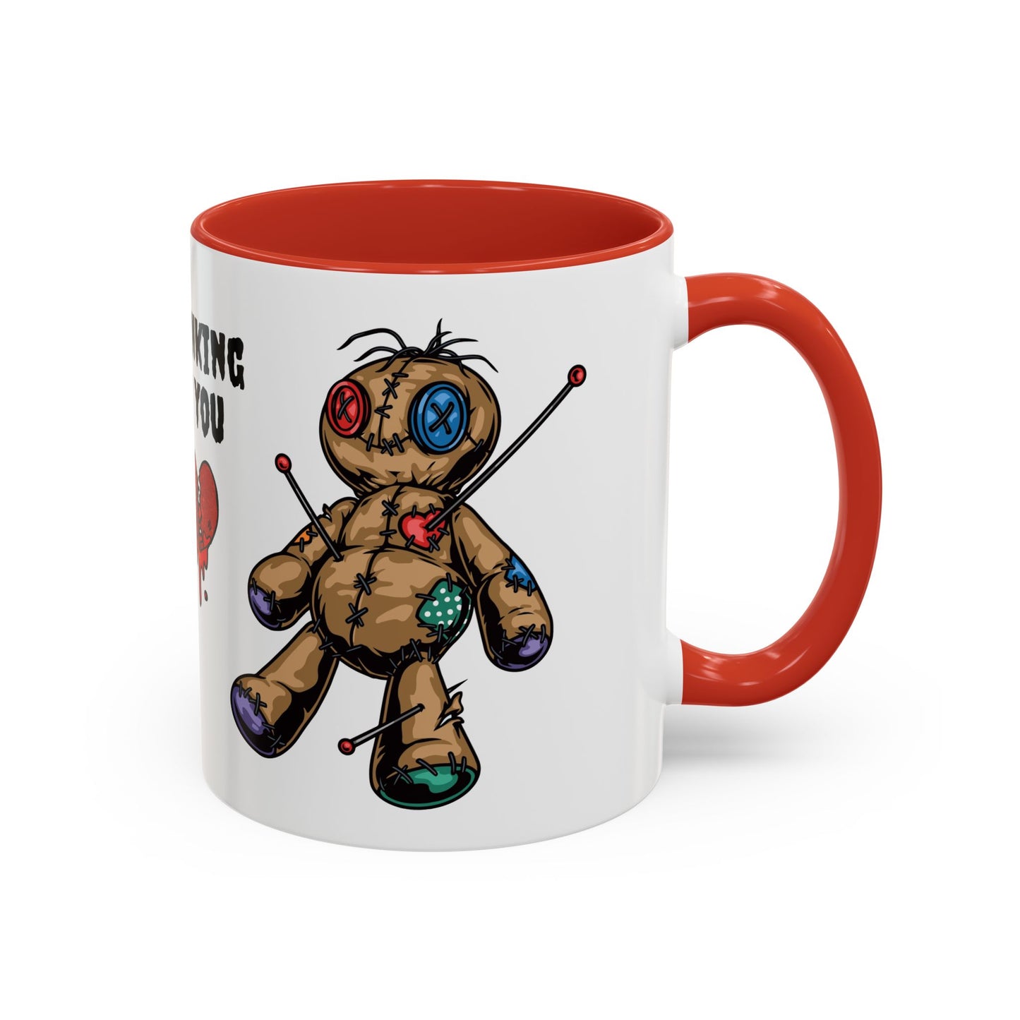 Voodoo Doll Coffee Mug - 'Thinking of You'