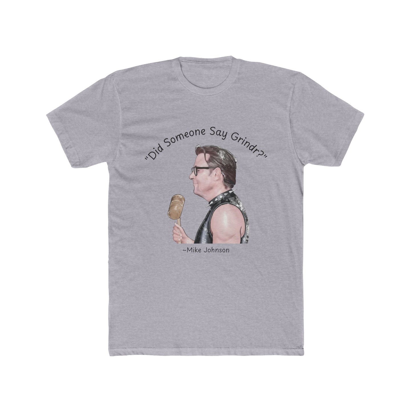 Mike Johnson Grinding - Unisex Cotton Crew Tee