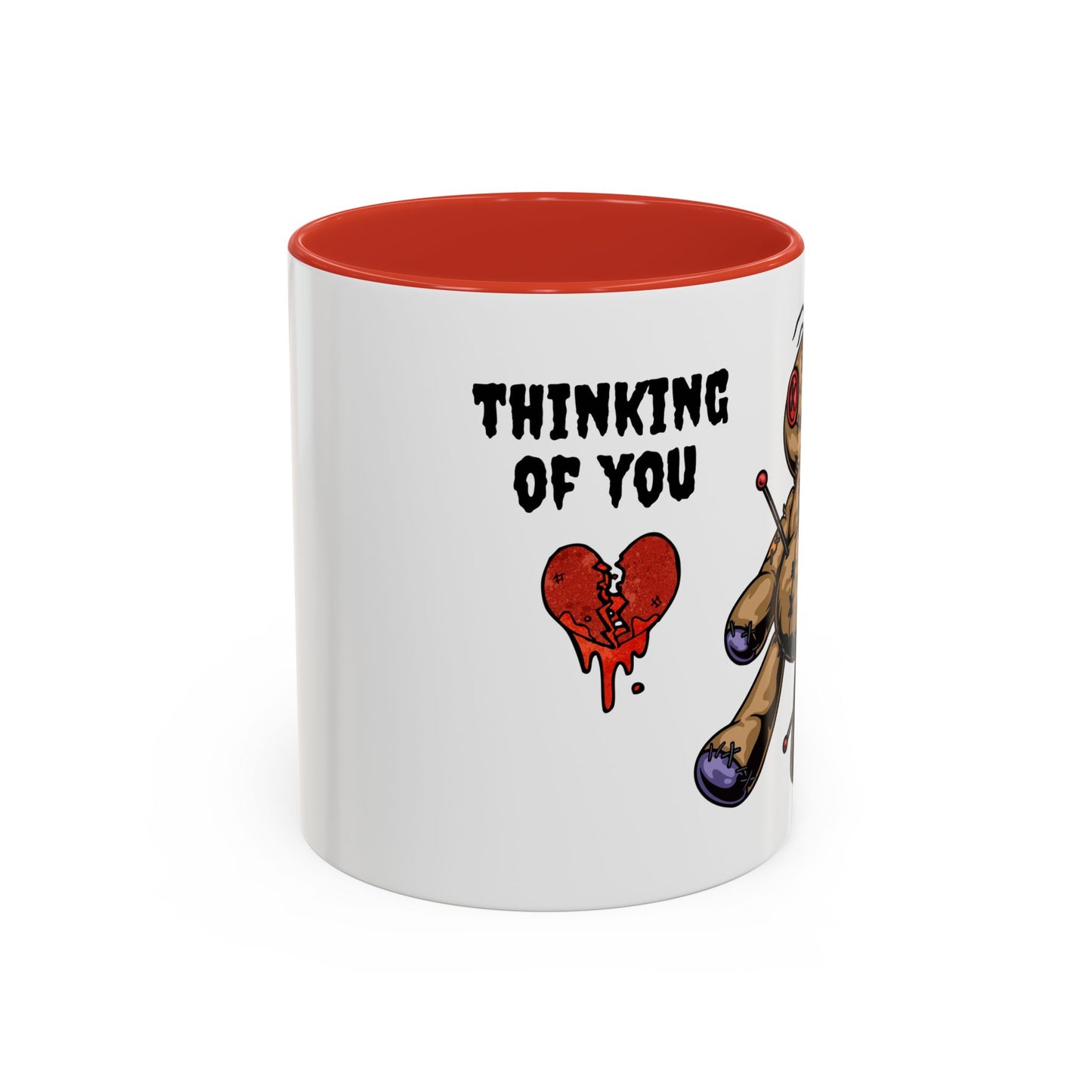 Voodoo Doll Coffee Mug - 'Thinking of You'