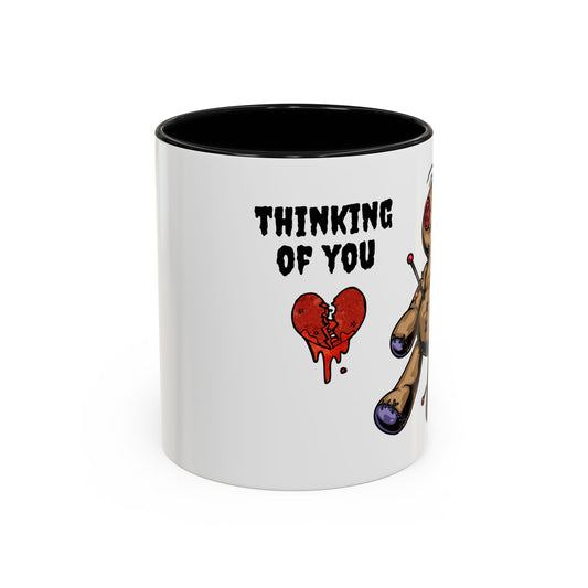 Voodoo Doll Coffee Mug - 'Thinking of You'