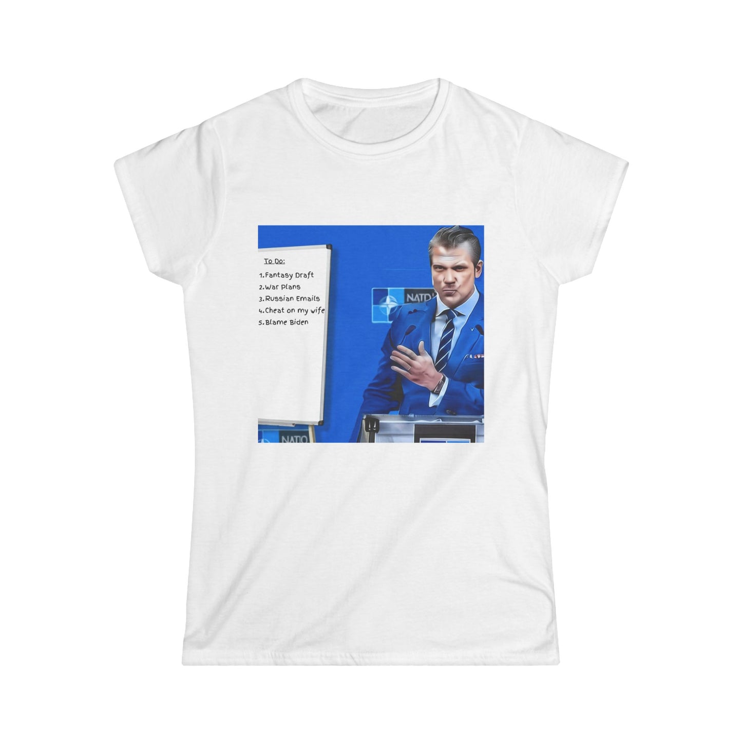 'To Do' List - Funny Women's Softstyle Tee