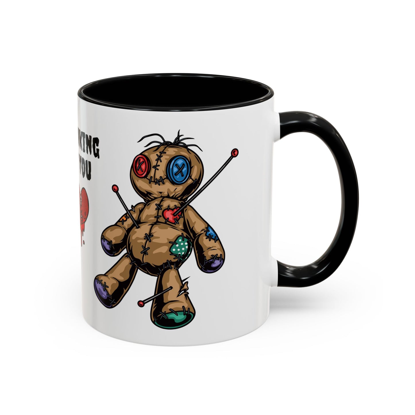 Voodoo Doll Coffee Mug - 'Thinking of You'